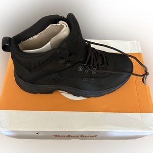 Timberland White Ledge Waterproof Mid Hiker Black Full Grain New work boots